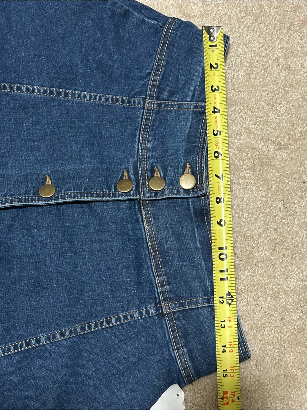 Draper James - Blue Denim Skater Skirt - Picture 9 of 11